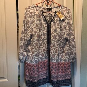 Suzanne Betro Tunic Top 1X!